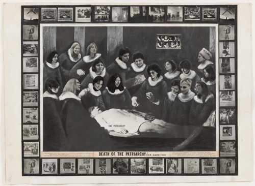 Mary Beth EdelsonDeath of Patriarchy/ A.I.R. Anatomy Lesson，1976