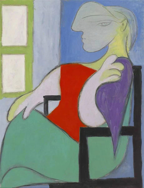 Pablo Picasso,Femme assise près