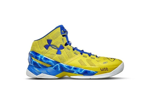 Stephen Curry Game Worn Dual Signed Under Armour Curry 2