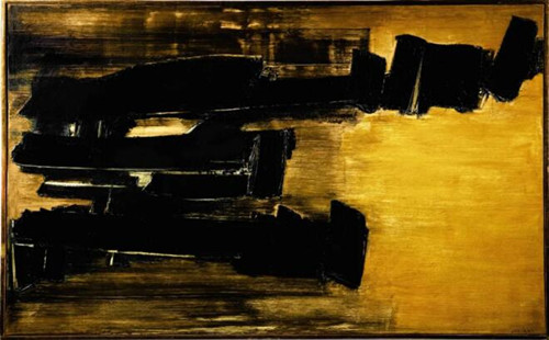 皮耶・苏拉吉《画作 125 X 202厘米，1958年10月30日 》