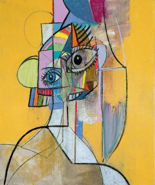 乔治·康多《Multicolored Portrait》