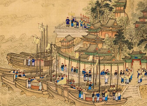 王翚 等《康熙南巡图》第六卷 局部