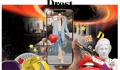 Drest 新增的美妆模式，可以让用户在上面进行造型设计和换装挑战。