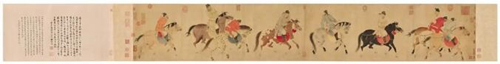 Ren Renfa,Five DrunkenPrincesReturning on Horseback, n.d.