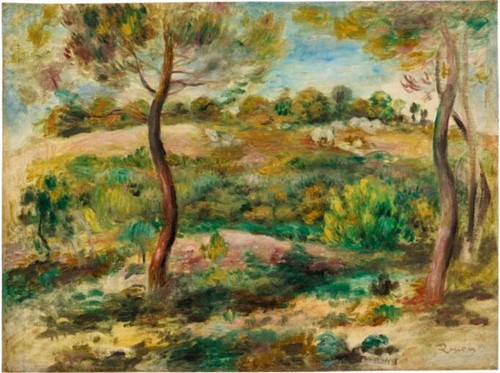 皮耶 ‧ 奥古斯特 ‧ 雷诺瓦(Pierre-Auguste Renoir)《风景》