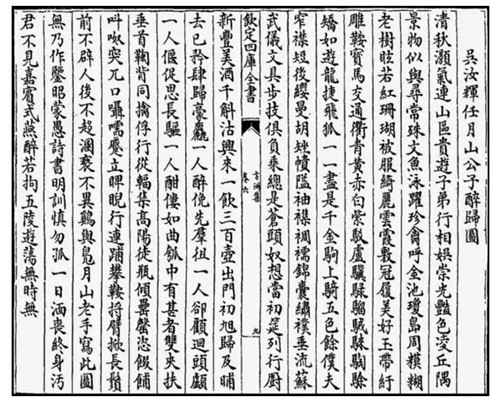 张宁〈吴汝辉任月山公子醉归图〉