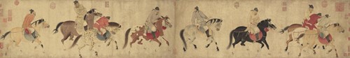 任仁发《五王醉归图》