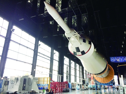土星5号运载火箭是美国亨茨维尔宇航博物馆的主展品，展现了这座城市曾经的辉煌。沈辛成 摄