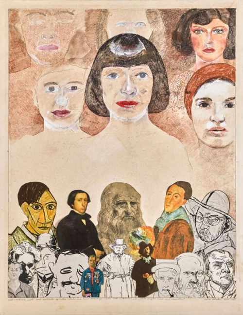 彼得·布莱克《自画像和其他艺术家的自画像》