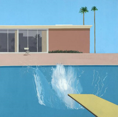 大卫&middot;霍克尼，一个更大的水花，1967。&copy; David Hockney
