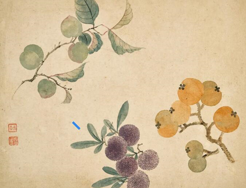 恽寿平笔下的莳花食果