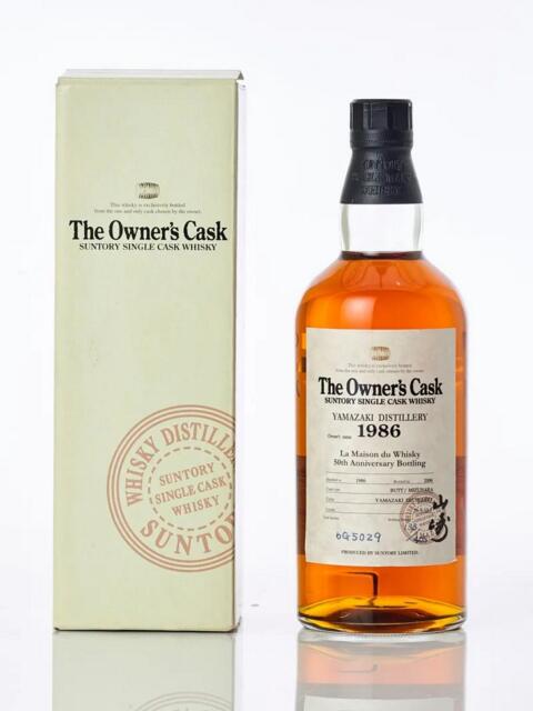 山崎1986年The Owner’s Cask #6G5029 La Maison du Whisky50th Anniversary Bottling1986
