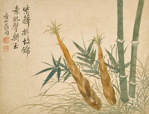 恽寿平笔下的莳花食果