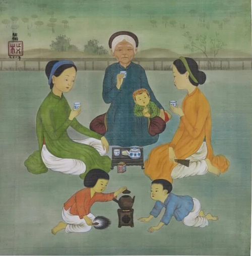 梅忠恕《茶会》