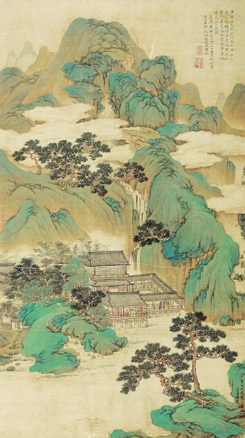 ▲仇英《凉亭消夏图》