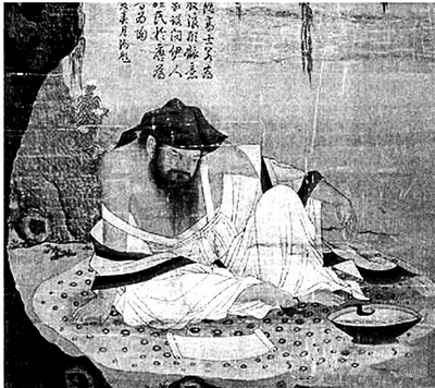 名士穿着《裲裆》 《北齐校书图》局部 北齐·杨子华