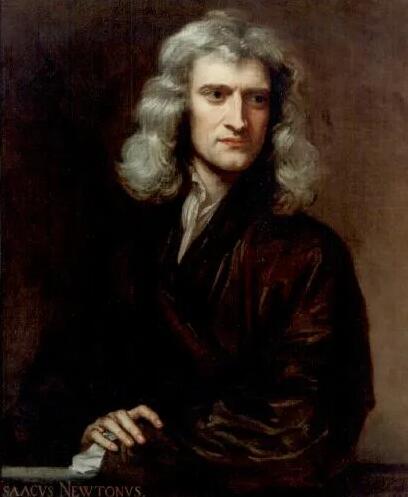 艾萨克•牛顿肖像，Godfrey Kneller，作於1689年