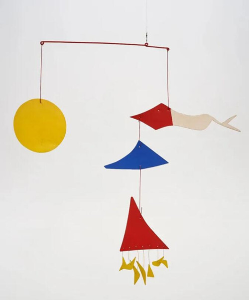 Alexander Calder, Poisson Y, 1976, painted metal, 127×121.9×26.7cm