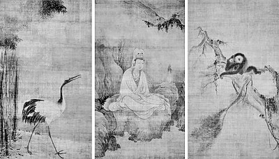 《观音猿鹤图》资料图片