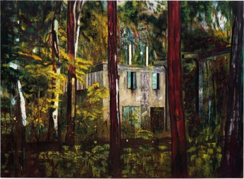 彼得‧多伊格（1959年生）《锅炉房》，油彩 画布，200 x 275 cm.，1993年作。此拍品于10月22日佳士得伦敦以13,895,500英镑成交