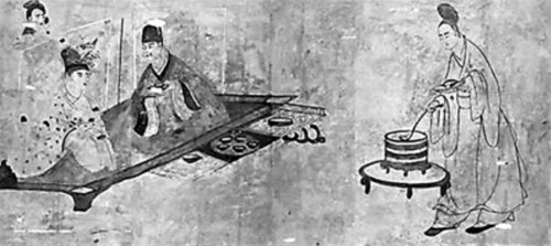 东汉壁画《夫妻宴饮图》