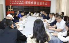 西安美术学院、陕西省美术博物馆访企拓岗促就业座谈会在陕西省美术博物馆召开