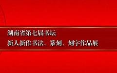 湖南省第七届书坛新人新作书法、篆刻、刻字作品展入展、入选作者名单