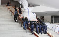 “体系的回响—隋建国1997-2019”布展进行时