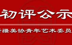 第三届新疆青年美术作品展初评结果公示