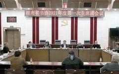 湖南省书法家协会2021年度第一次主席团会议召开