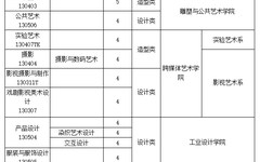 广州美术学院2020年普通本科专业校考信息