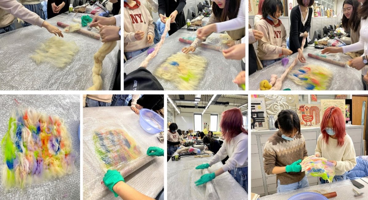 【课程交流】清华美院美92服装设计2019级本科生课程《纺织材料学》：材料课从快乐训练到材艺表达