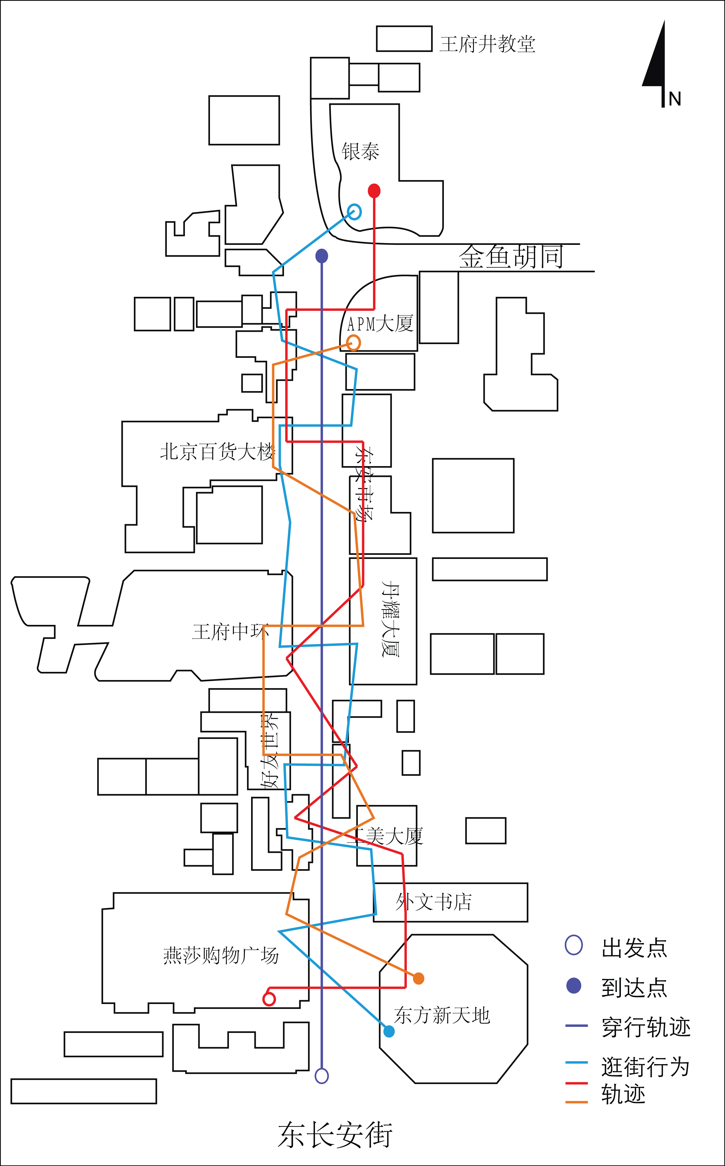 北京王府井位置图片