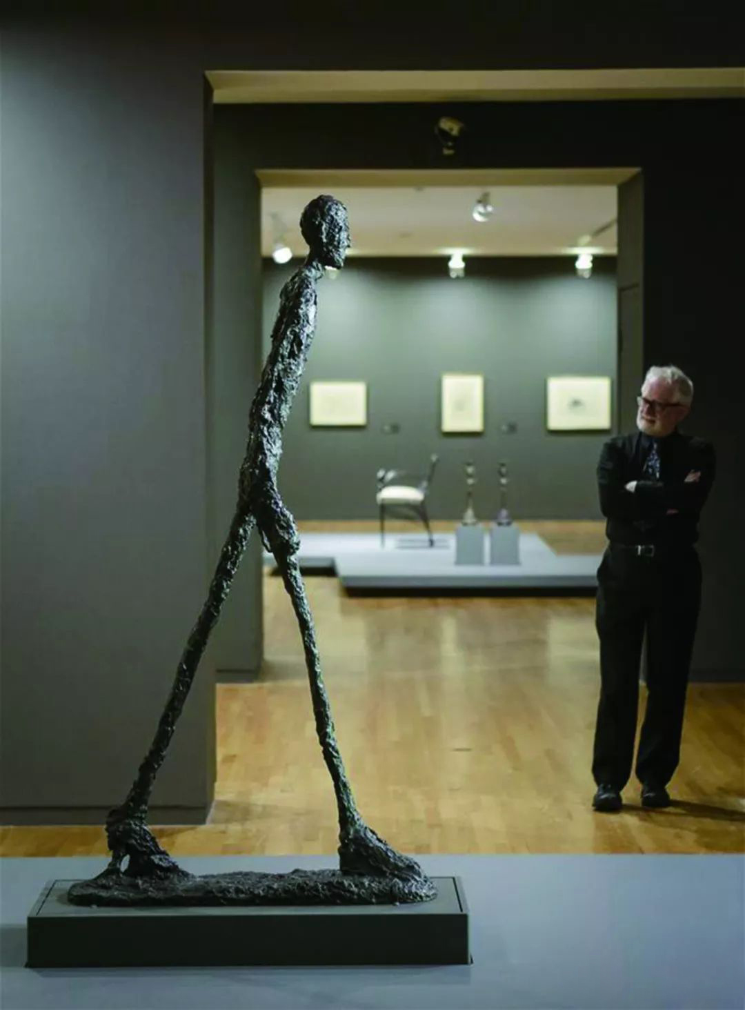 贾科梅蒂孤独的行者评加拿大温哥华美术馆展览阿尔伯特贾科梅蒂穿越