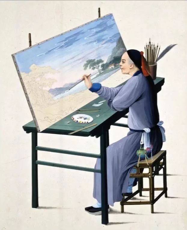 让欧洲人惊艳的清代画家