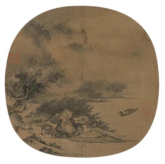 赏析丨宋代山水小品画中的勾水法