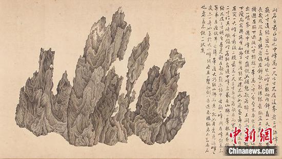 《十面灵璧图卷》贵在哪