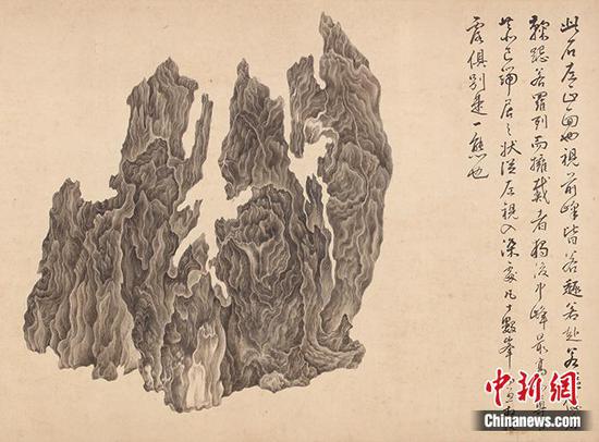 《十面灵璧图卷》贵在哪