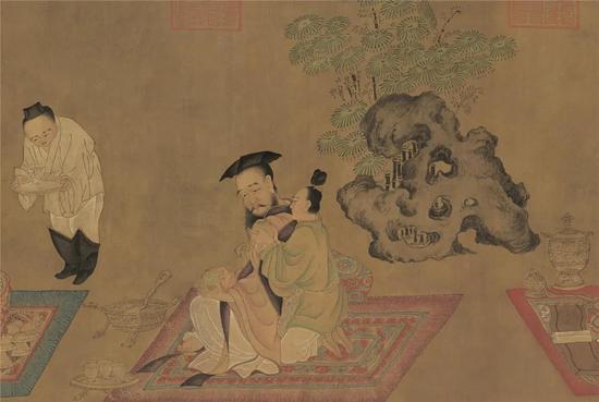 绘画图式中的石与山水