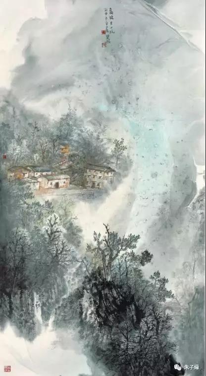 闽壑烟岚——以梁明代表人物的大泼彩山水画诗书画交融漫谈