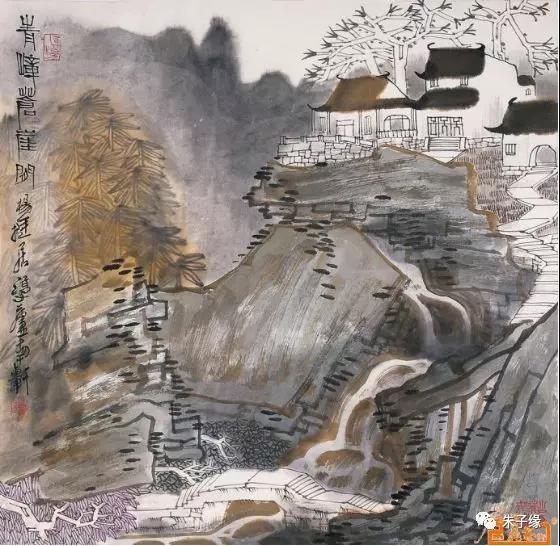 关于中国山水园林画代表人物杨挺
