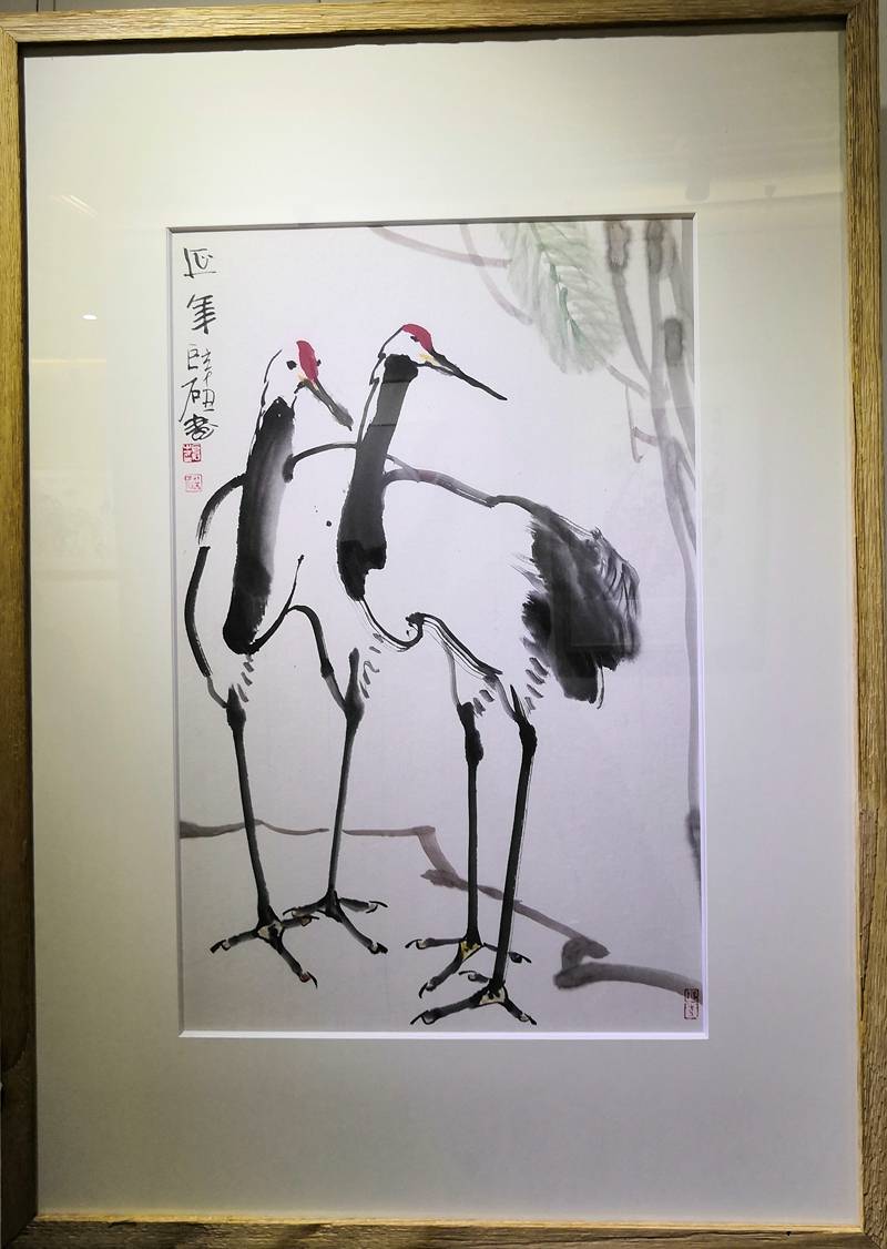 笔意传情墨语怡夏巨石中国画作品亮相西安美道艺术馆