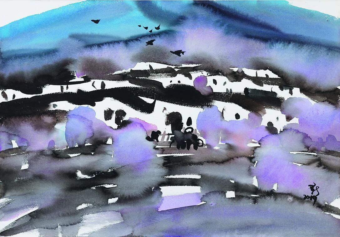 柳新生 《皖南春早》