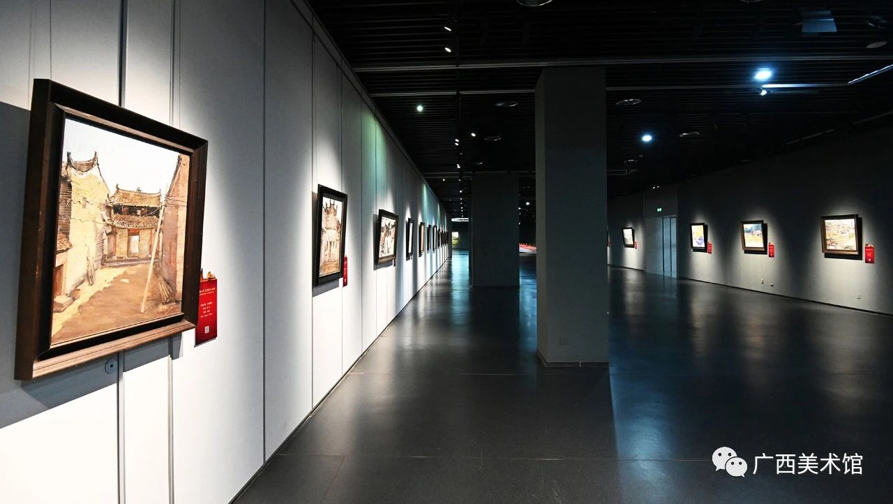 壮美山河 追寻红色记忆——庆祝中国共产党成立100周年美术作品展展览现场