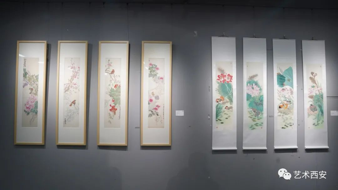 居云抱朴——王安定工笔花鸟画作品展展览现场