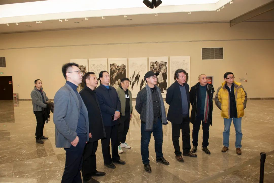 辛丑墨事——当代水墨六人展观展现场