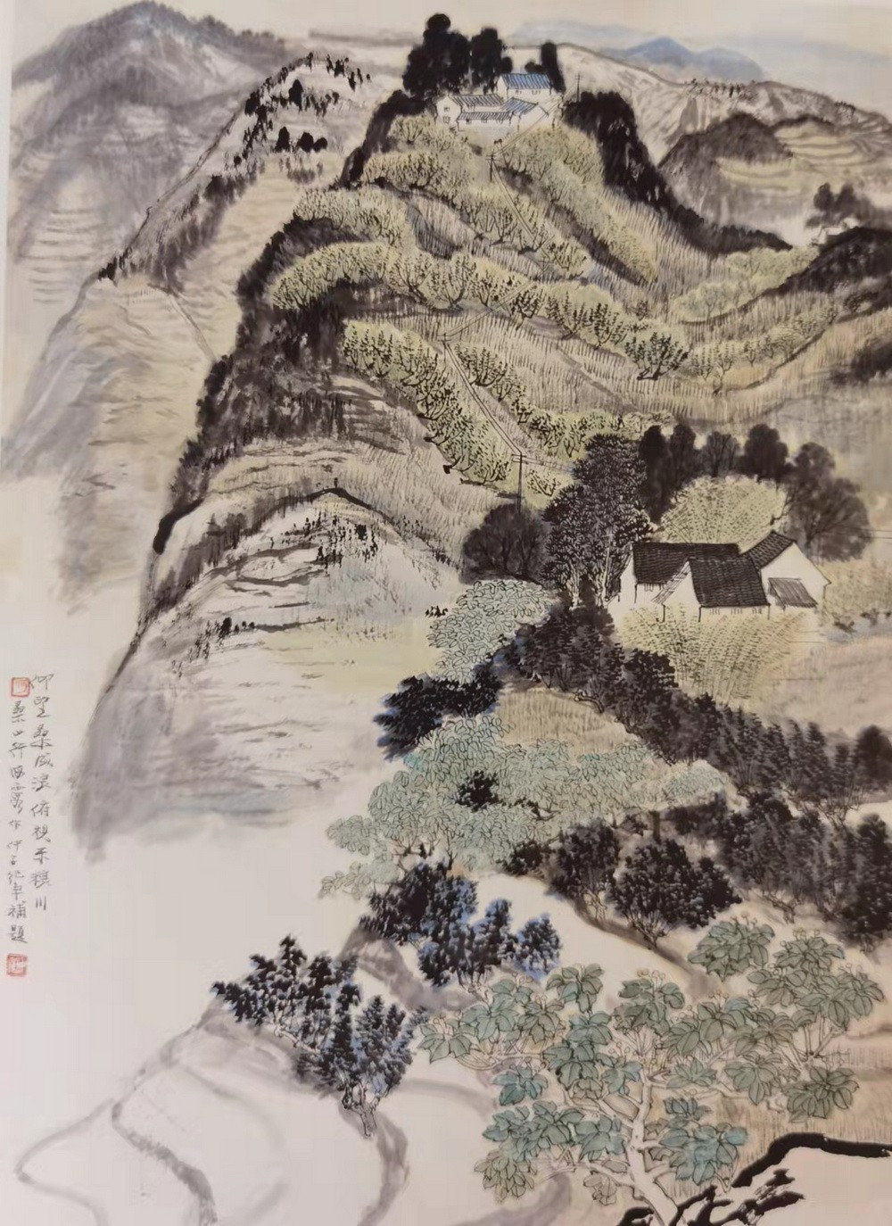 何海霞《桑山行》尺寸不详 70年代