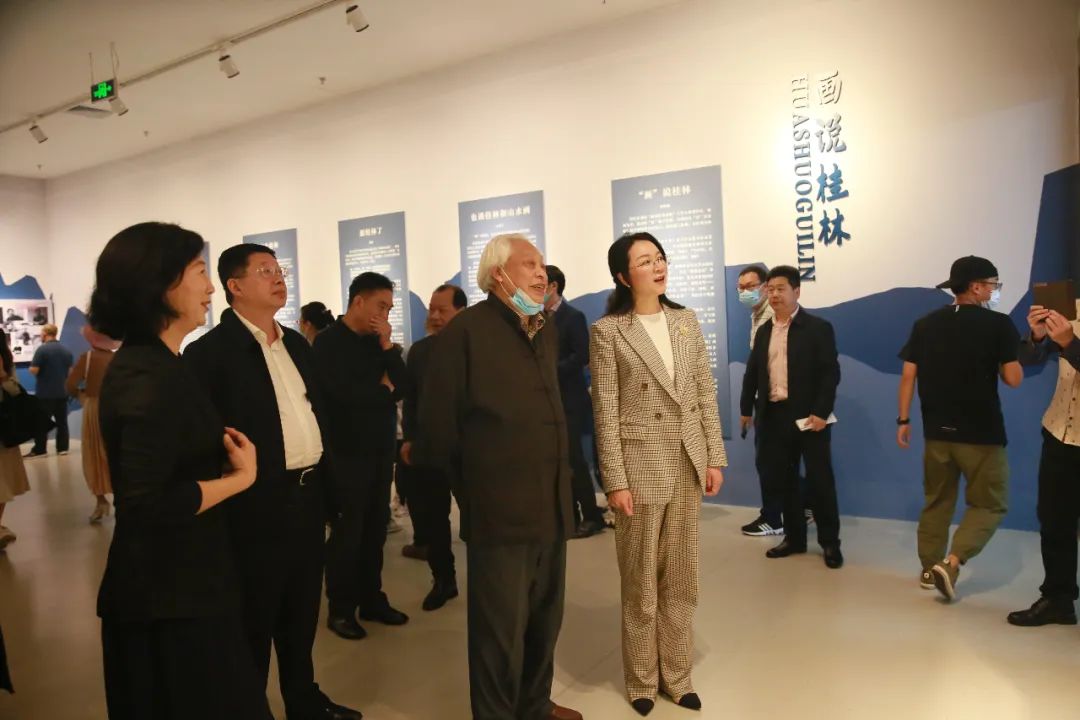 画说桂林大型美术活动之名家邀请展展览现场