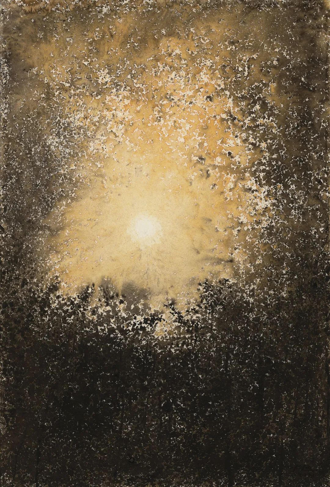 《仰》 纸上作品 151cmx103cm