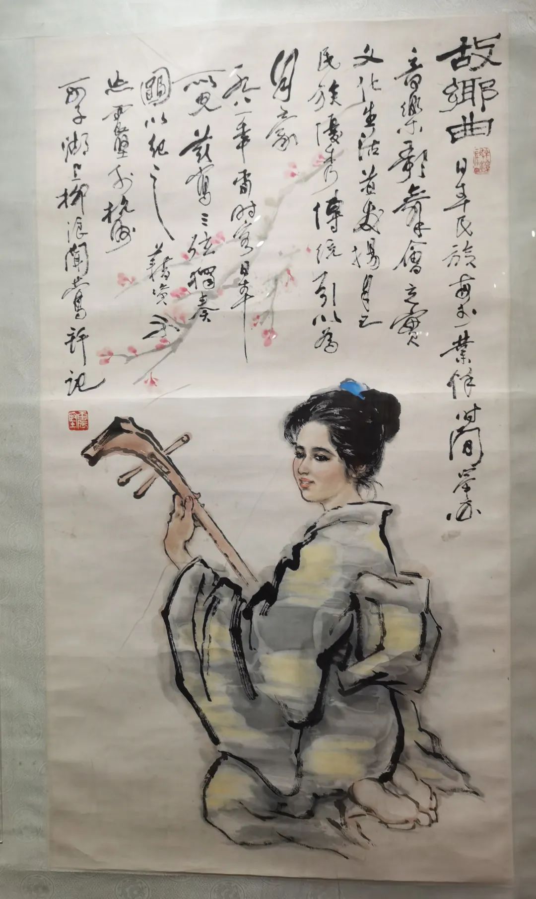 李震坚 故乡曲 123.3×67.8cm 1981 年 浙江美术馆藏